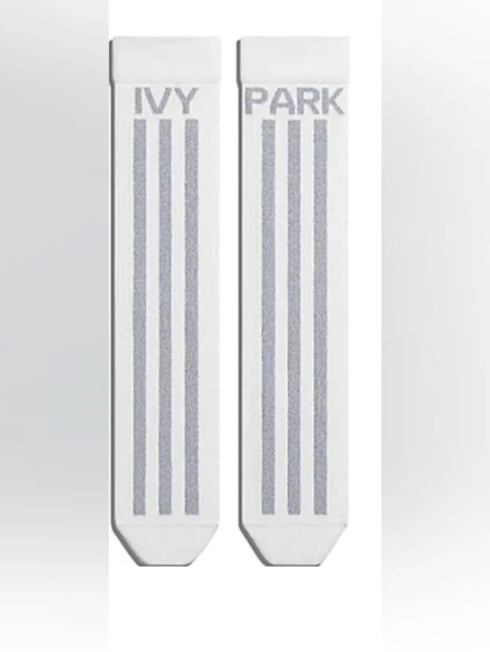 IVY PARK Women's White Logo Knee-High Socks NWOT